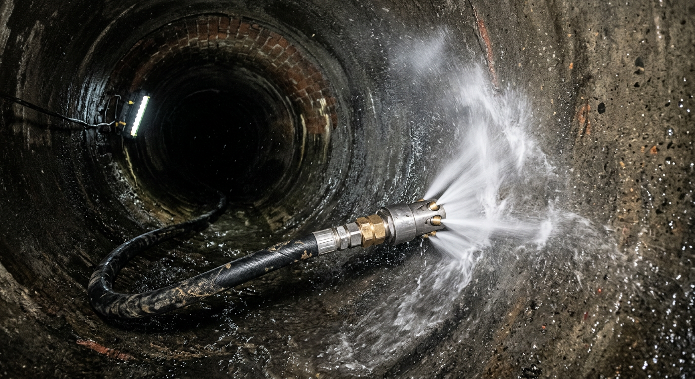 Hydrocurage haute pression de canalisation à Villejuif 94