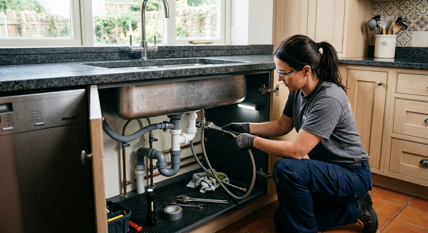 Installation plomberie cuisine avec pose d'évier à Villejuif 94