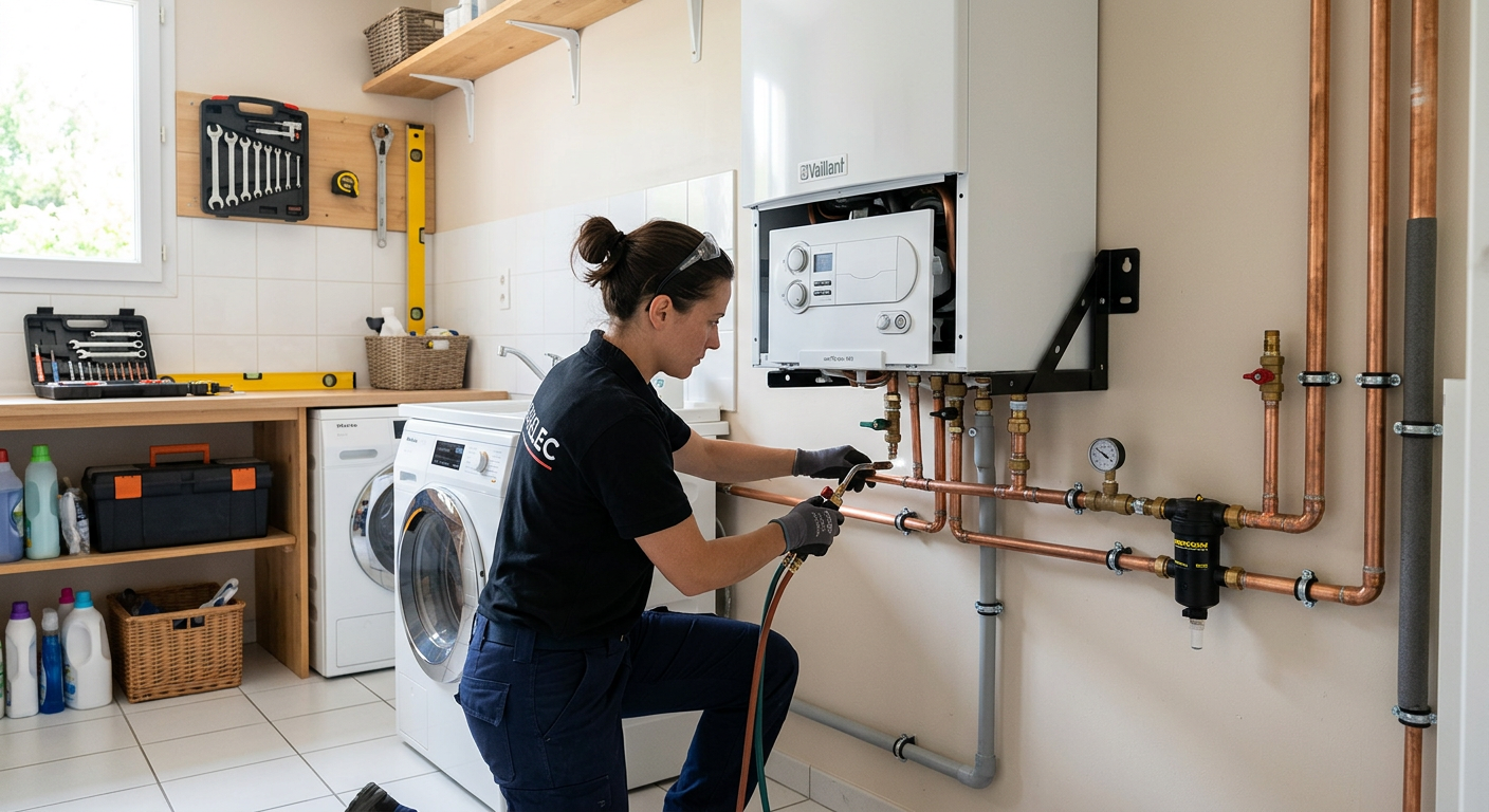 Remplacement de chaudière à condensation par un chauffagiste à Villejuif 94